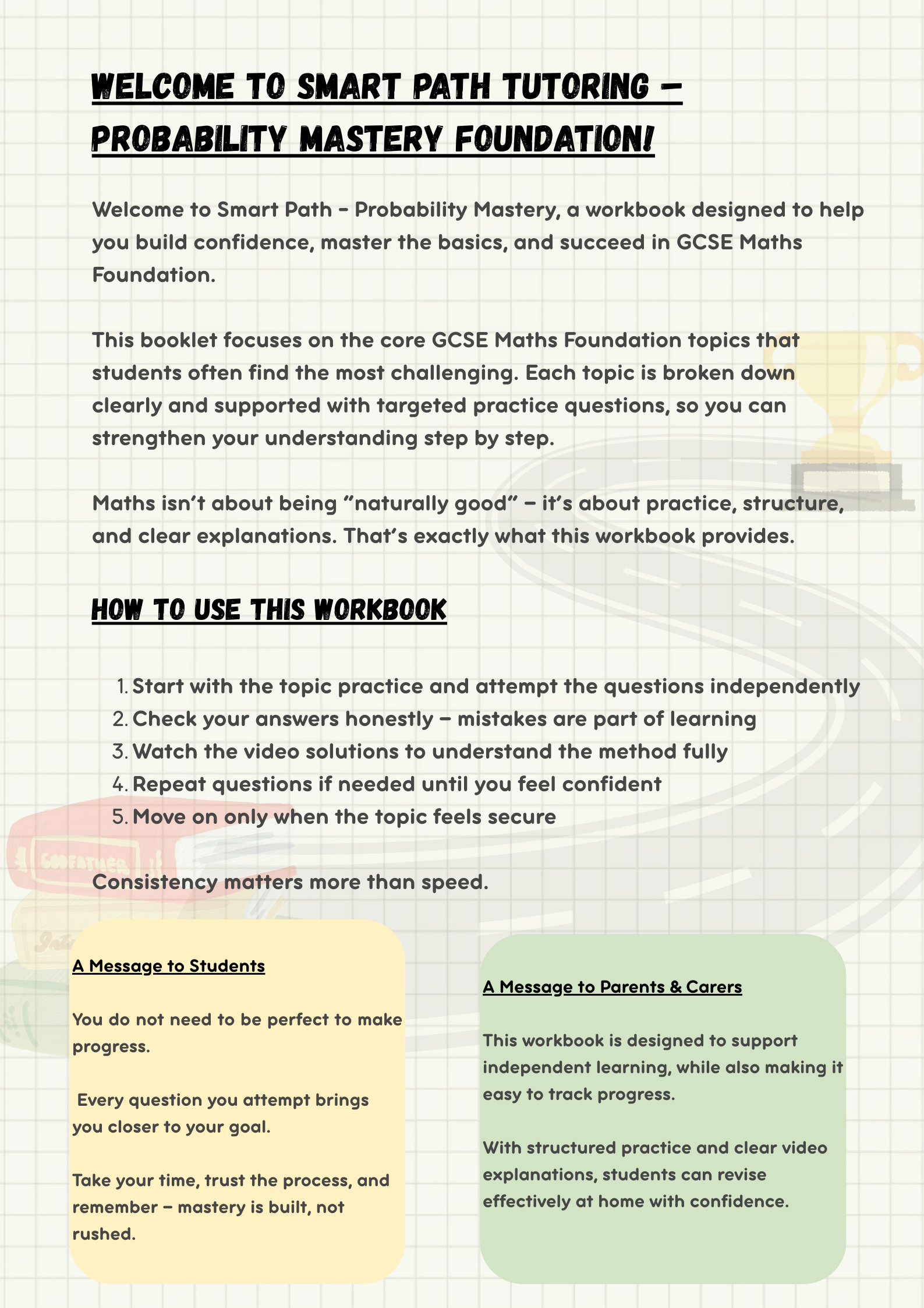 GCSE Probability Mastery - FOUNDATION PDF