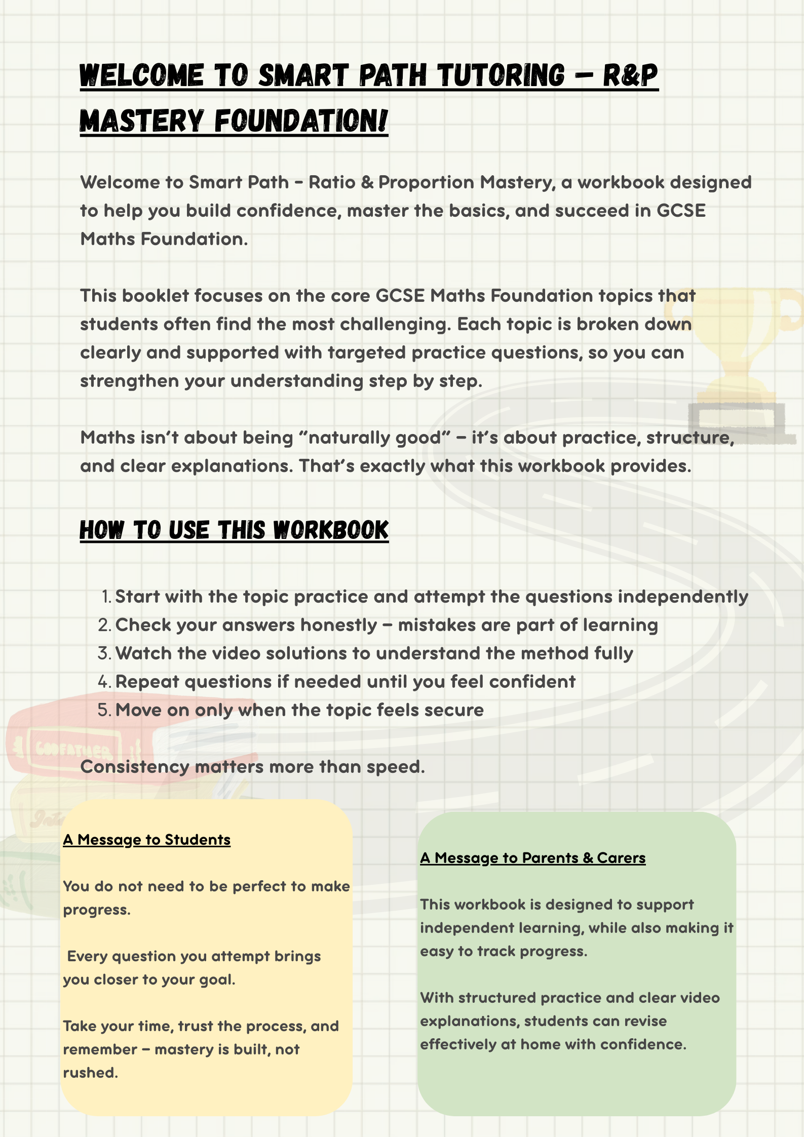 GCSE Ratio & Proportion Mastery - FOUNDATION PDF