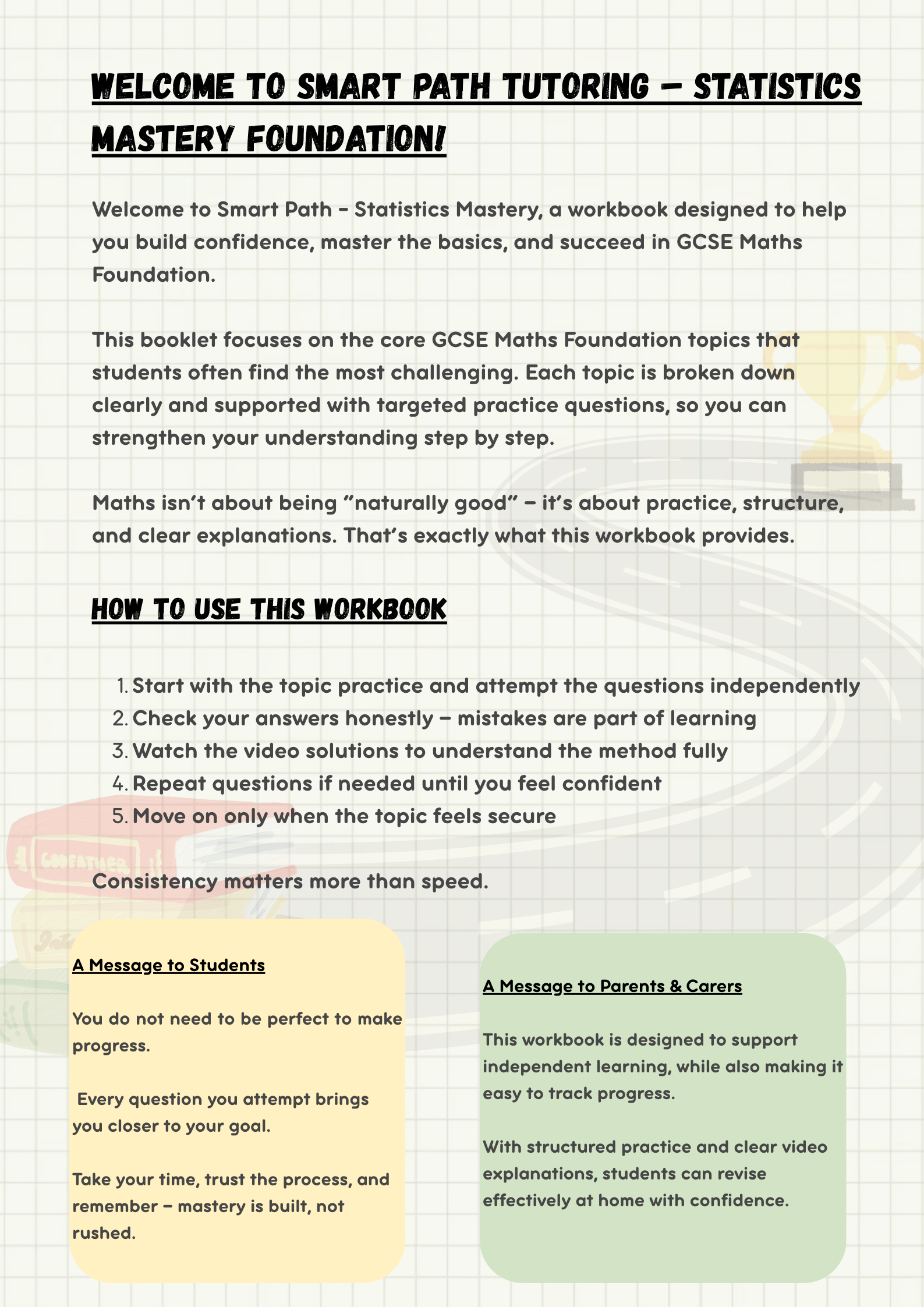 GCSE Statistics Mastery - FOUNDATION PDF